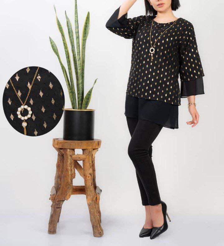 شومیز طلاکوب